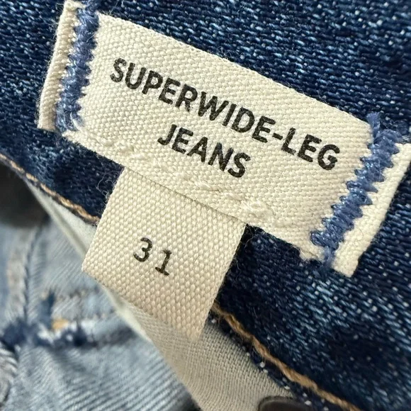 NWT Madewell 90’s Inspired Blue Denim Jeans